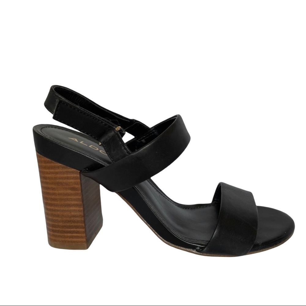 Aldo block heels size 6
